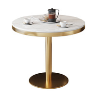 Tables de restaurant de restauration rapide, tables en marbre, bar commercial, table de café