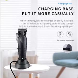 Tondeuse Électrique sans Fil Rechargeable par USB pour Corps et Aine <span class=keywords><strong>Kemei</strong></span> <span class=keywords><strong>Km</strong></span>-<span class=keywords><strong>2296</strong></span>, Batterie au Lithium 2500 mAh, Tondeuse Réglable pour Homme - Product Image 2