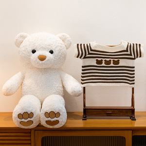 Oso de Peluche Gigante con Suéter - Muñeco de Peluche Extra Grande para Abrazar, Regalo para Novia, Cumpleaños y San Valentín - Product Image 4