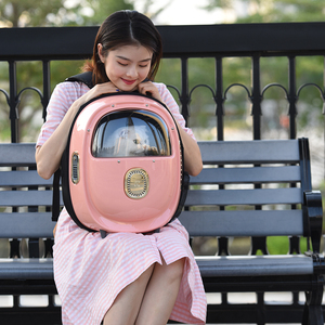 Large Space Luxury <b>Pet</b> <b>Backpack</b> ABS Cat Puppy <b>Carriers</b> Bag Outdoor Portable Breathable <b>Pet</b> Travel <b>Carrier</b> - Product Image 4