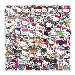 60 Pcs Sáng Tạo Dễ Thương <span class=keywords><strong>Kitty</strong></span> Khác Nhau Chuyên Nghiệp Trang Trí Dán Xin Chào Mèo Con Vẻ Đẹp Cao Hành Lý Máy Tính Xách Tay Phim Hoạt Hình Dán - Product Image 1