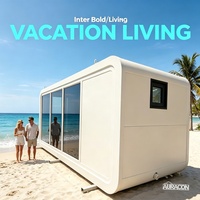 Maison Modulaire Préfabriquée Apple Cabin de 20 pieds, Configurables, Mobiles pour l'extérieur, pour Complexes Touristiques Scéniques, Entrepôts, Espaces Flexibles et Salles de Réunion