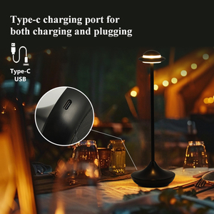 Phong cách Châu Âu phòng ngủ phòng khách nhà hàng bàn nhỏ ánh sáng cảm ứng Dimmable tiết kiệm năng lượng không dây LED bảng đèn - Product Image 3