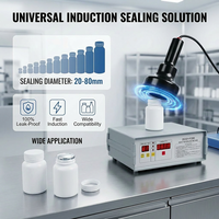 Machine de scellage électromagnétique portative F200 pour goulot de bouteille de 20 à 80 mm