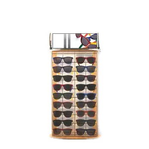 Wood Glasses Optical Retail Shop Decoration Display Stand Optical Shop Interior Design Display Case China Made