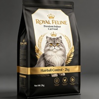 Sac polyvalent personnalisé pour aliments pour chats, avec fermeture refermable anti-lumière, pour l'emballage en vrac de compléments minéraux pour chats