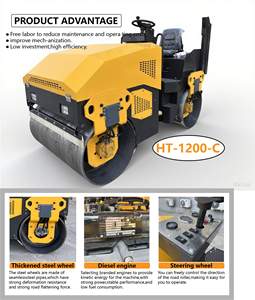 Rouleau vibrant autochargeant à prix d'usine - Product Image 3