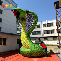 Modèle de serpent gonflable géant pour exposition, festival culturel, publicité, animal gonflable