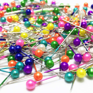 Nhiều Màu Nhựa Ngọc Trai Đầu May Pins Cho Tự Làm May Vá Bóng Đầu Cho Quilting Treo Hộp Cho Hàng Thủ Công Trang Sức Trang Trí - Product Image 1