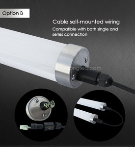 NSF Certified IP69K IK10 <b>LED</b> Tri-proof <b>Light</b> for Food Processing, 316 Stainless Steel PMMA Anti-corrosion Tubular <b>Light</b> - Product Image 3