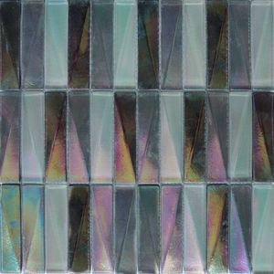 Carreaux de <span class=keywords><strong>mur</strong></span> Stratifié Cuisine Backsplash <span class=keywords><strong>Blanc</strong></span> Paillettes Carrelage Mosaïque En Verre Recyclé - Product Image 4