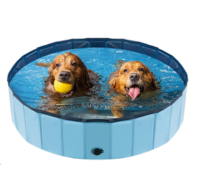 राजकथा फोल्डेबल pvc पालतू स्नान पूल पिग छोटे बड़े कुत्तों के लिए बिल्लियों बच्चों के लिए टिकाऊ प्लास्टिक के लिए बिल्लियाँ बच्चों - Product Image 1