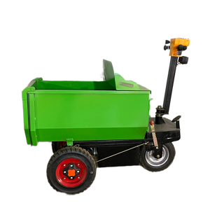 Carretilla Eléctrica Verde con Neumáticos para el Manejo de Materiales Agrícolas - Product Image 6