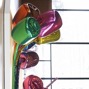 Scultura moderna lucida dell'acciaio inossidabile del tulipano di koons del <span class=keywords><strong>giardino</strong></span> moderno della fabbrica - Product Image 2