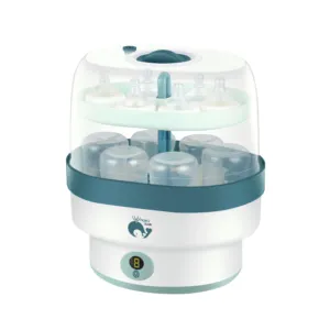 Portátil esterilizador de garrafa de bebê, alta capacidade, multifuncional, visor led, esterilizador, garrafa de leite, leite