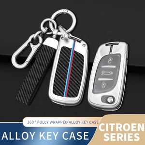 Pour <span class=keywords><strong>Peugeot</strong></span> <span class=keywords><strong>208</strong></span> en alliage de Zinc en cuir à distance clé de voiture couverture qualité en gros chine en gros couverture de voiture clé - Product Image 2