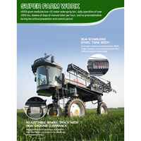 Pulvérisateur agricole automoteur à flèche pour tracteur, pulvérisateur de pesticides sur roues
