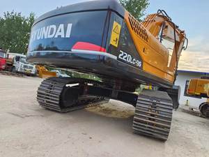 Excavadora de orugas Hyundai de 22 toneladas usada, máquina de construcción original con bomba y caja de cambios de motor Cummins, de Corea, con motor Cummins - Product Image 5