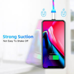 Meilleures ventes Câble de charge magnétique 3 en <span class=keywords><strong>1</strong></span> Led pour Iphone Samsung Android Chargeur Câble Usb Charge rapide Câble de données de type C - Product Image 5