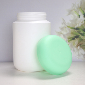 MAYSURE 1L 2L <span class=keywords><strong>4L</strong></span> Rỗng Vít Đầu Bồn HDPE Nhựa Protein Bột Chai/Container Với Đen Và Trắng Cap - Product Image 6