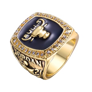 Custom Made Quality Classic <b>Cluster</b> Champion Ring Rose Gold Plated Alloy - Product Image 1
