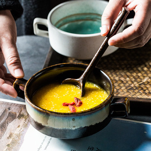 Cuchara <span class=keywords><strong>de</strong></span> Cerámica Japonesa Retro para Sopa Ramen, Fideos <span class=keywords><strong>de</strong></span> Arroz, Cuchara para Servir la Cena, Cucharones para Servir Condimentos, Salsas y Aderezos en Fiestas - Product Image 4