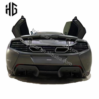 Diffuseur de pare-chocs arrière en fibre de carbone style MSO pour McLaren MP4-12C 650S Coupé Spider Conversion, lèvres de spoiler arrière MSO, kit carrosserie