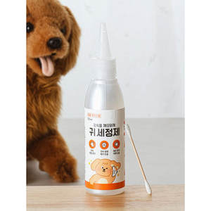 Agente di pulizia dell'orecchio per animali domestici da 120 ml per la pulizia e il bagno degli animali domestici - Product Image 1