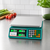 Timbangan Digital Penghitung Harga 40kg dengan Akurasi 1g untuk Kasir Supermarket Layar Ganda & Penghitungan Harga OEM/ODM Tersedia