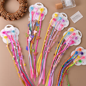 Pinzas para el Cabello con Extensiones Trenzadas y Cinta para Niñas, Accesorios para el Cabello con Clip, Bonitos y Modernos para Uso Diario - Product Image 4