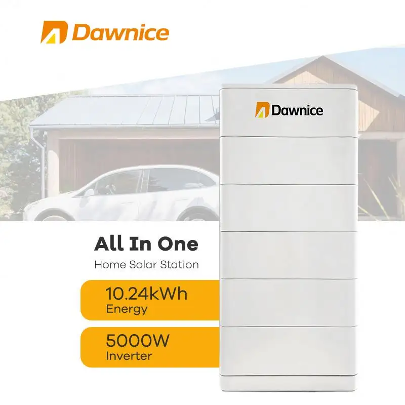 Dawnice 48V 200Ah Stackable 10Kwh 20 kwh 30kwh LiFePo4 Residential Solar Energy Storage System Lithium Ion Batteries