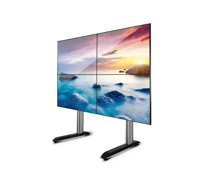 55 inç 4x4 3x3 çoklu dokunmatik ekran monitör ekleme ekranları dar çerçeve 3.5mm LCD Video duvar ekran reklam için