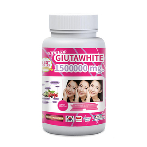 Capsules L-Glutawhite 1500000mg avec logo personnalisé gratuit, pilules blanchissantes pour la peau, favorisent l'amélioration de la peau - Product Image 1