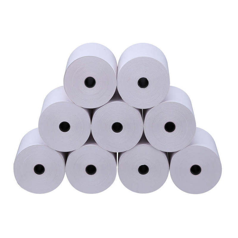 57x50mm 100 Roll White Thermal Receipt