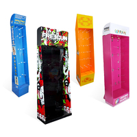 Support d'affichage au sol en carton pliable et écologique, facile à assembler, pour bijoux, cosmétiques, parfums