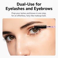 50Pcs Per Bag Sikat Bulu Mata Gagang Kristal Sisir Alis Spiral Alat Ekstensi Bulu Mata Kuas Makeup untuk Salon Rumah Tangga