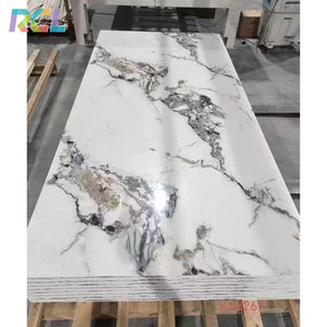Nuovo Design RCL: Pannello Murale in PVC Ecologico Nero Lucido Effetto Marmo, Lastra UV in Plastica per Casa - Product Image 4