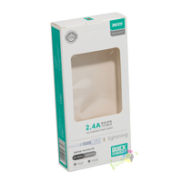 Boîte d'emballage rigide réutilisable et écologique pour accessoires de téléphone portable avec vernis sélectif UV et fenêtre en PVC