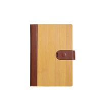 Coffret cadeau de Noël personnalisé A5 en bois bambou carnet de notes coffret cadeau Journal cahier et stylo tasse thermique-pour les cadeaux d'affaires pour les hommes