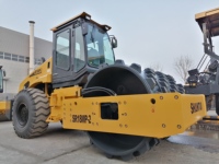 Compacteur vibrant à tambour unique SR18 de 18 tonnes, compacteur de sol robuste pour chantier de construction