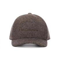 Casquettes de baseball et casquettes Dad Hats de luxe minimalistes à 6 panneaux, en mélange de laine et de cachemire, broderie ton sur ton, chaudes pour l'hiver, qualité supérieure, vente en gros
