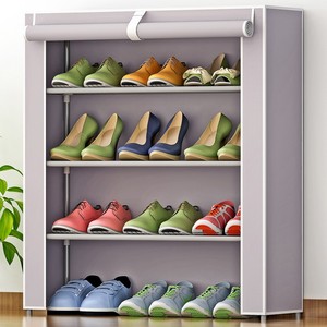 Scarpiere di stoccaggio economiche moderne del risparmiatore di <span class=keywords><strong>spazio</strong></span> del gabinetto vivente domestico grigio per gli ingressi - Product Image 5