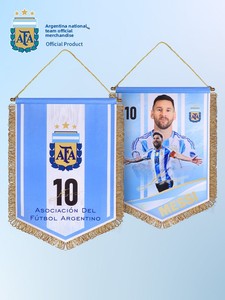 [Oficial y Genuino] Escudo de la Selección <span class=keywords><strong>Argentina</strong></span> de la AFA, Bandera Azul y Blanca con Firmas de Jugadores para Colgante Conmemorativo - Product Image 2