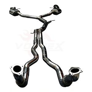 ระบบท่อไอเสียแบบวาล์ว Vortex Throaty Sound SS304 พร้อมท่อเชื่อมด้านหน้าสำหรับ Audi RS5 B9 Coupe ป้องกันเสียงรบกวนแบบสปอร์ต อัพเกรด - Product Image 6
