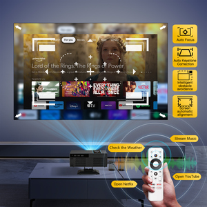 Máy chiếu thông minh XNANO thiết kế mới X6 với Google TV, giá đỡ, Android 13, Full HD 1080P, rạp hát gia đình, máy chiếu <span class=keywords><strong>video</strong></span> 4K - Product Image 2