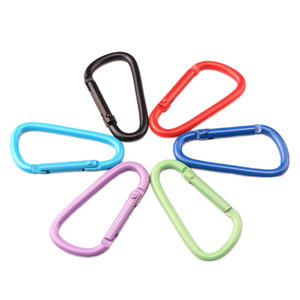 Mousqueton en aluminium avec mousqueton à ressort pour porte-clés ou lanière - Product Image 2