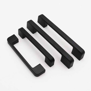 Cao cấp chải tủ bếp màu đen xử lý-Thanh kéo hợp kim kẽm hiện đại cho tủ quần áo & ngăn kéo đồ nội thất - Product Image 1