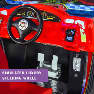 <span class=keywords><strong>Arcade</strong></span>-Rennspielautomat Münzbetrieben Einzel-/Zweispieler-Autorennen Bewegungssensorische Steuerung Englische Unterstützung für Indoor-Vergnügungszentren - Product Image 2