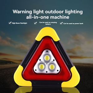 Luce Stroboscopica LED COB Ricaricabile USB, Lampada di Emergenza Riflettente in ABS PC a Forma Triangolare, Segnale Stradale per Veicoli - Product Image 3