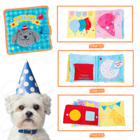 INS Style Squeaky Dog Snuffle Toy Interactive Crinkle Pet Nosework Toy pour Chiot